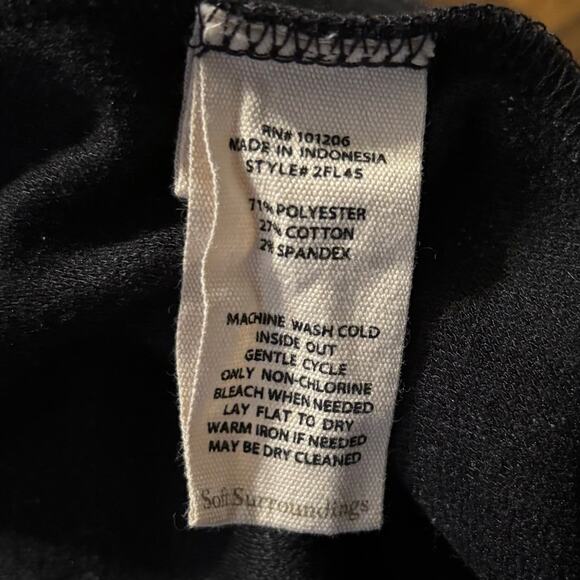 Soft Surroundings Women’s Medium 30 x 30 Pant Pull On High Rise Flare Stretch - Picture 4 of 8